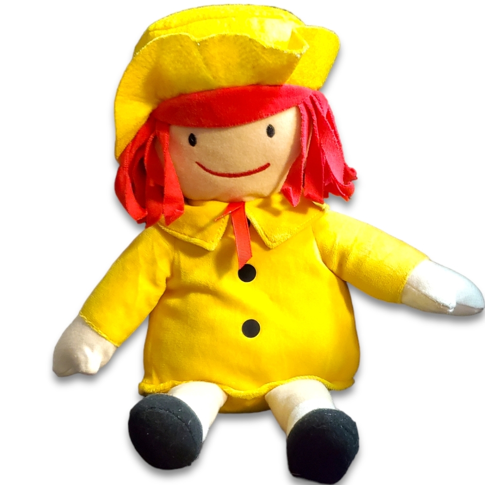 Madeline Kohls Cares For Kids Yellow Plush 10" Soft Rag Doll Toy Stuffed Animal